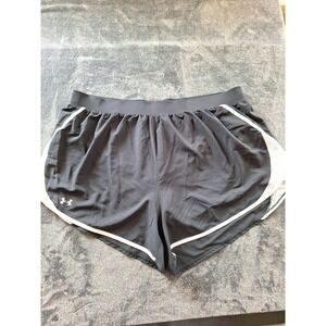 Under Armour‎ Womans  3X Black White Loose Fit Heat Gear Running Athletic